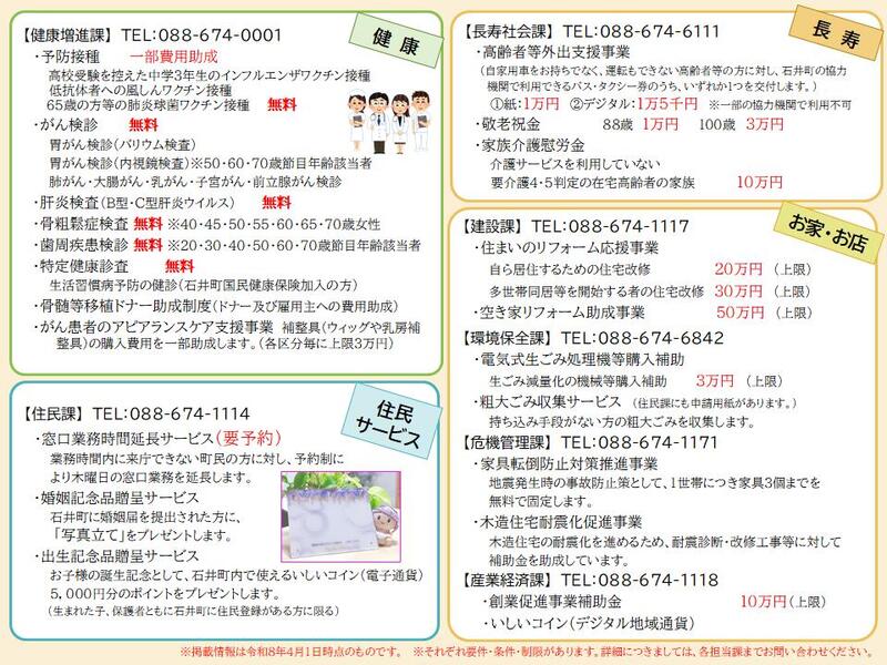 石井町得々情報（令和８年度版）裏