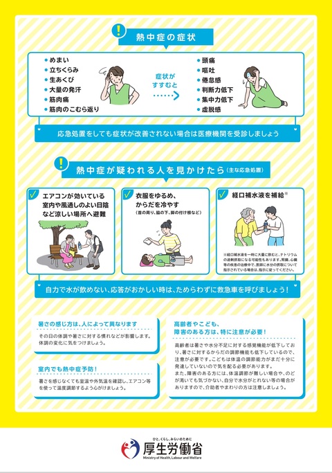 熱中症予防リーフレット2