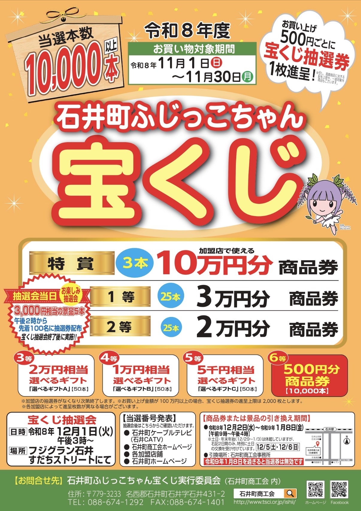 R8 ふじっこちゃん宝くじ(表) R8 ふじっこちゃん宝くじ(表